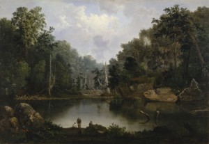 Robert S. Duncanson. Blue Hole, Little Miami River. 1851. Cincinnati Art Museum.